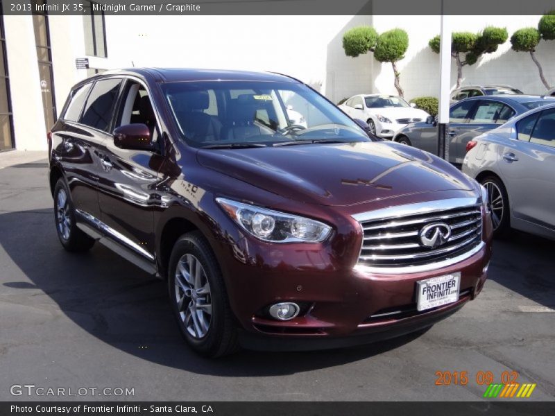 Midnight Garnet / Graphite 2013 Infiniti JX 35