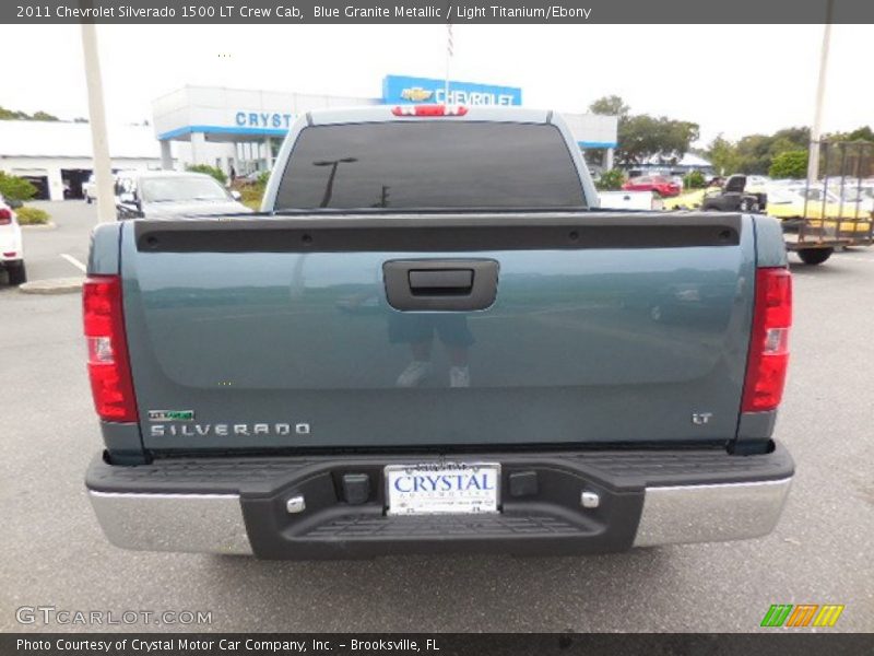 Blue Granite Metallic / Light Titanium/Ebony 2011 Chevrolet Silverado 1500 LT Crew Cab