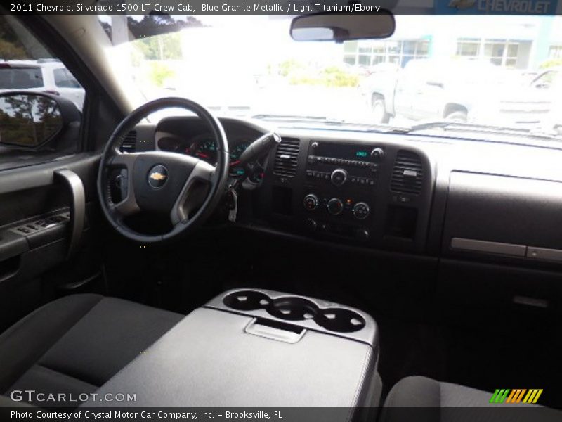 Blue Granite Metallic / Light Titanium/Ebony 2011 Chevrolet Silverado 1500 LT Crew Cab