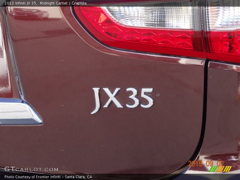 Midnight Garnet / Graphite 2013 Infiniti JX 35