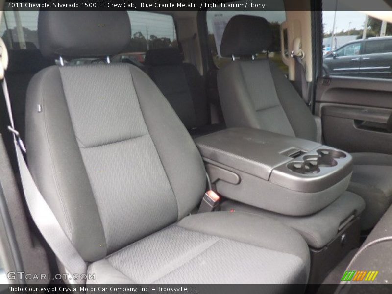 Blue Granite Metallic / Light Titanium/Ebony 2011 Chevrolet Silverado 1500 LT Crew Cab
