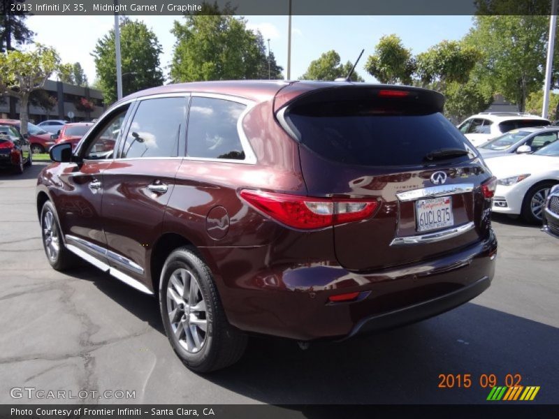 Midnight Garnet / Graphite 2013 Infiniti JX 35