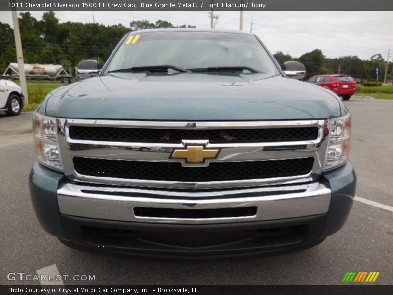 Blue Granite Metallic / Light Titanium/Ebony 2011 Chevrolet Silverado 1500 LT Crew Cab