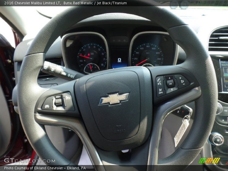 Butte Red Metallic / Jet Black/Titanium 2016 Chevrolet Malibu Limited LT