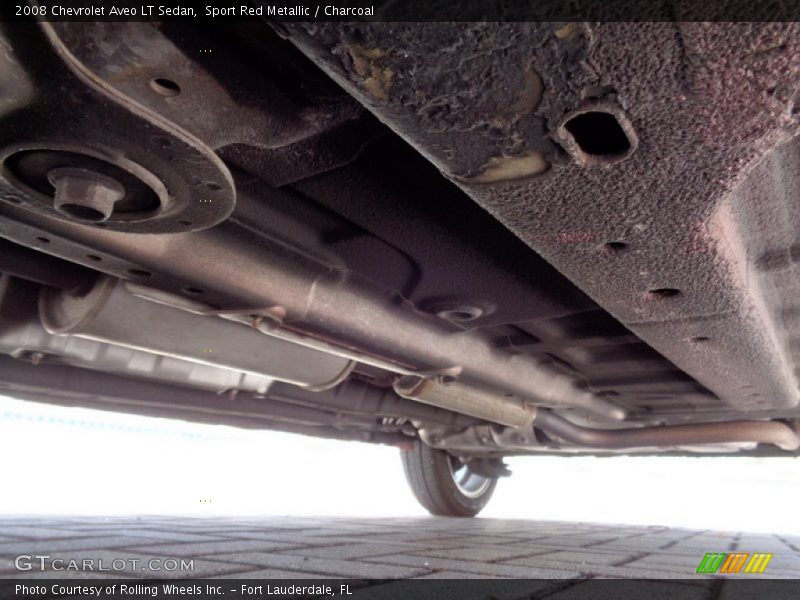 Sport Red Metallic / Charcoal 2008 Chevrolet Aveo LT Sedan