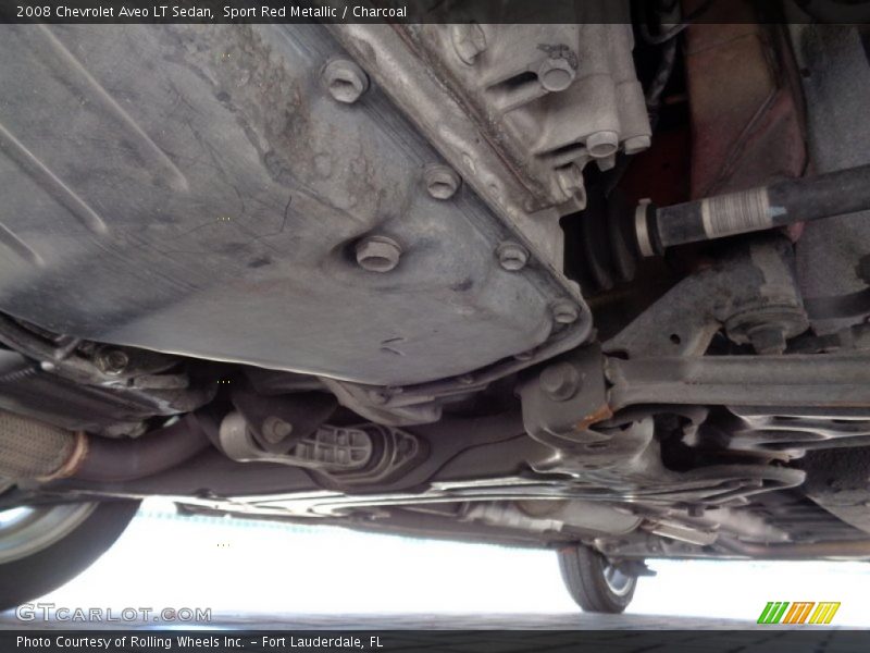 Sport Red Metallic / Charcoal 2008 Chevrolet Aveo LT Sedan