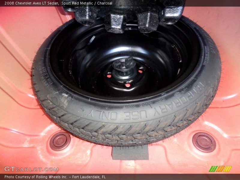 Sport Red Metallic / Charcoal 2008 Chevrolet Aveo LT Sedan