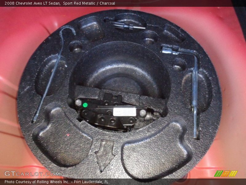 Sport Red Metallic / Charcoal 2008 Chevrolet Aveo LT Sedan