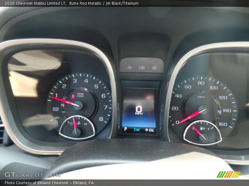 Butte Red Metallic / Jet Black/Titanium 2016 Chevrolet Malibu Limited LT