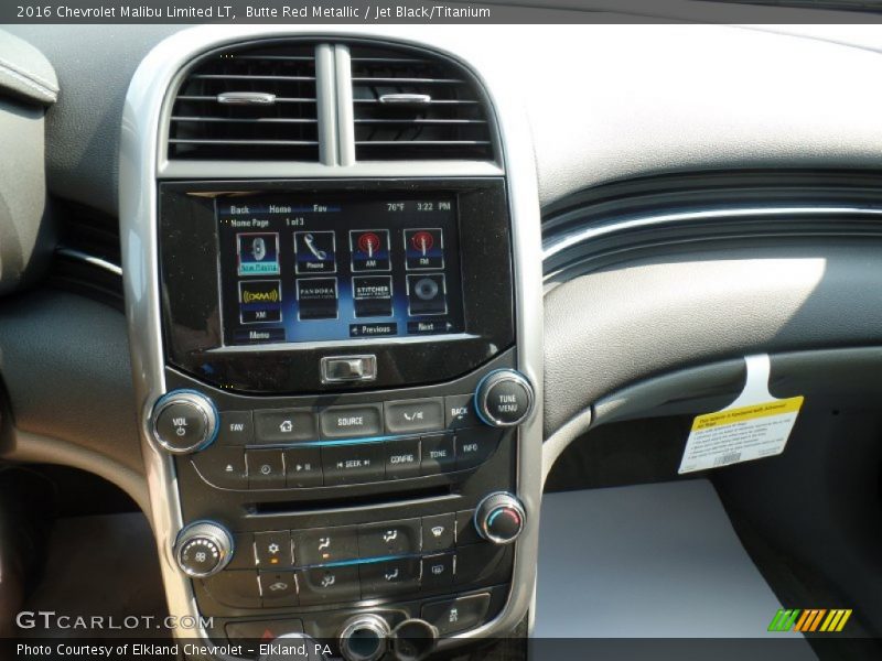 Butte Red Metallic / Jet Black/Titanium 2016 Chevrolet Malibu Limited LT