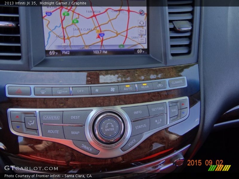 Midnight Garnet / Graphite 2013 Infiniti JX 35