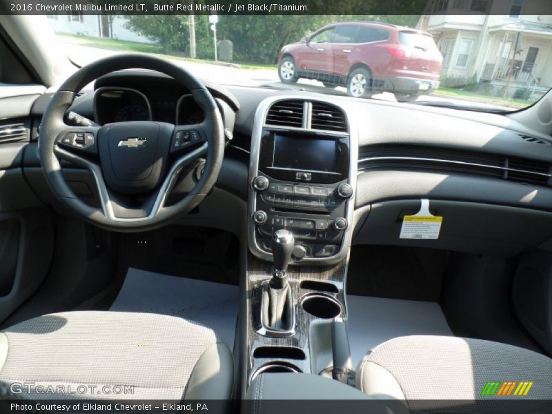 Butte Red Metallic / Jet Black/Titanium 2016 Chevrolet Malibu Limited LT