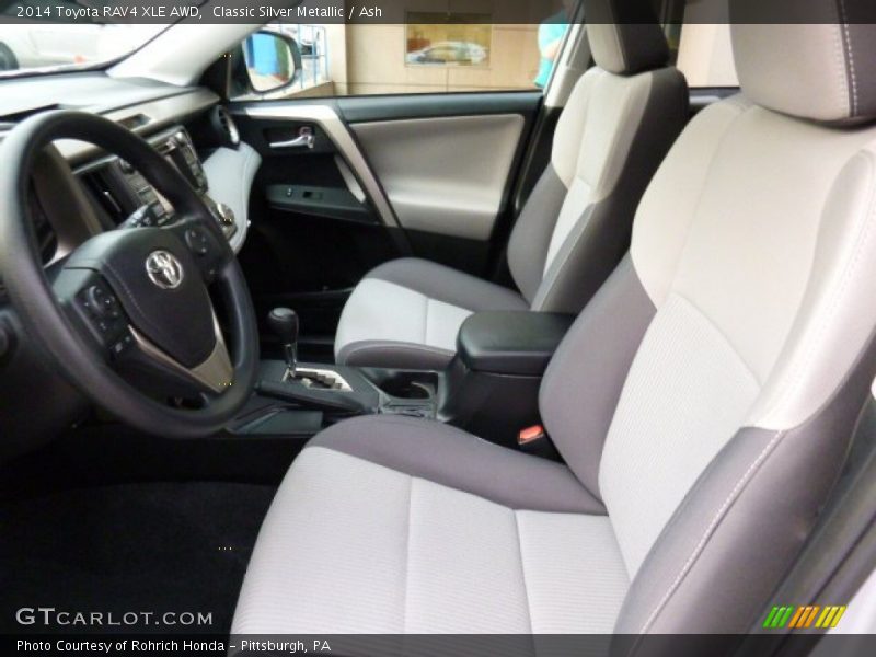 Classic Silver Metallic / Ash 2014 Toyota RAV4 XLE AWD