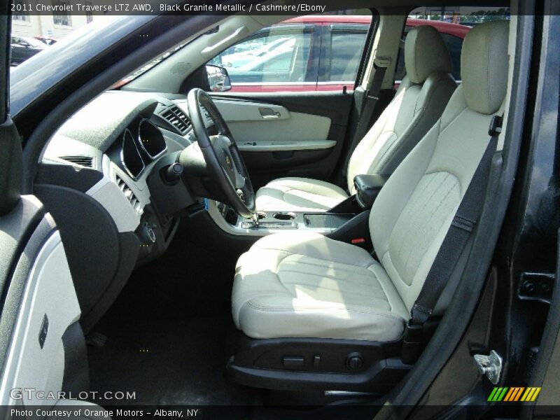 Black Granite Metallic / Cashmere/Ebony 2011 Chevrolet Traverse LTZ AWD