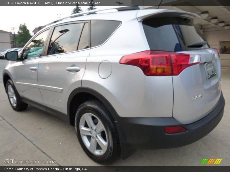 Classic Silver Metallic / Ash 2014 Toyota RAV4 XLE AWD