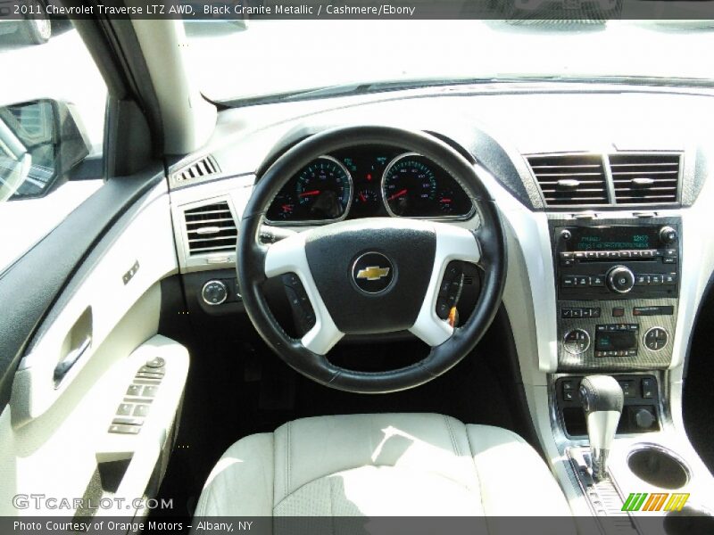 Black Granite Metallic / Cashmere/Ebony 2011 Chevrolet Traverse LTZ AWD