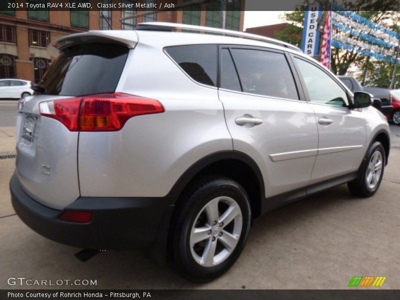 Classic Silver Metallic / Ash 2014 Toyota RAV4 XLE AWD