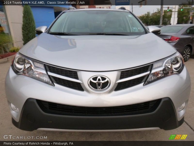 Classic Silver Metallic / Ash 2014 Toyota RAV4 XLE AWD
