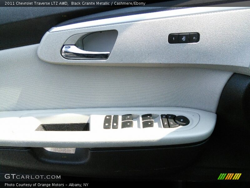 Black Granite Metallic / Cashmere/Ebony 2011 Chevrolet Traverse LTZ AWD