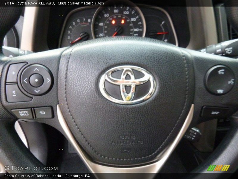 Classic Silver Metallic / Ash 2014 Toyota RAV4 XLE AWD