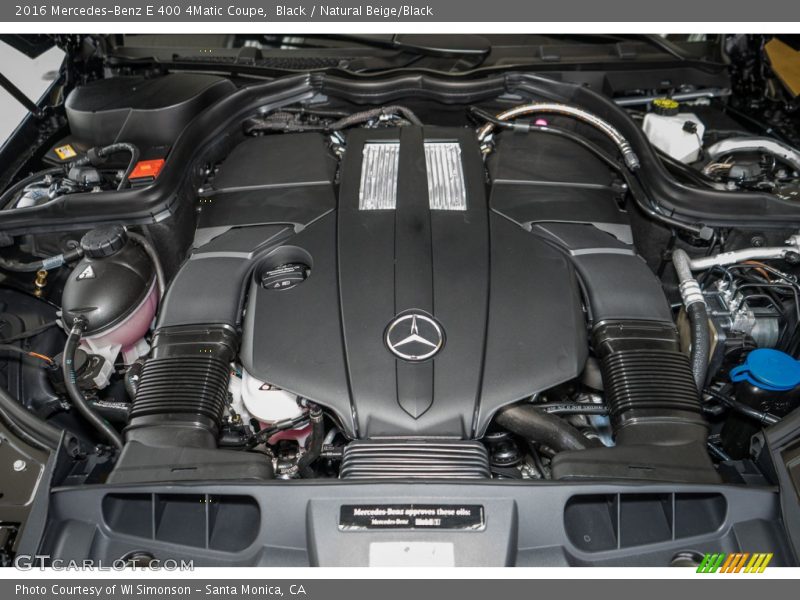 Black / Natural Beige/Black 2016 Mercedes-Benz E 400 4Matic Coupe