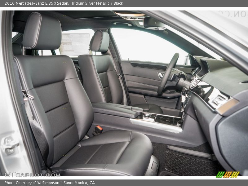Iridium Silver Metallic / Black 2016 Mercedes-Benz E 350 Sedan
