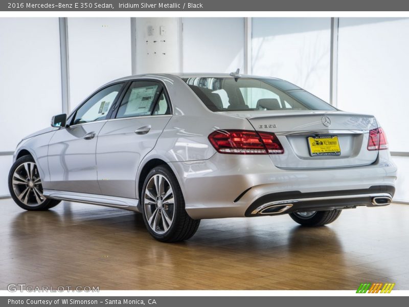 Iridium Silver Metallic / Black 2016 Mercedes-Benz E 350 Sedan