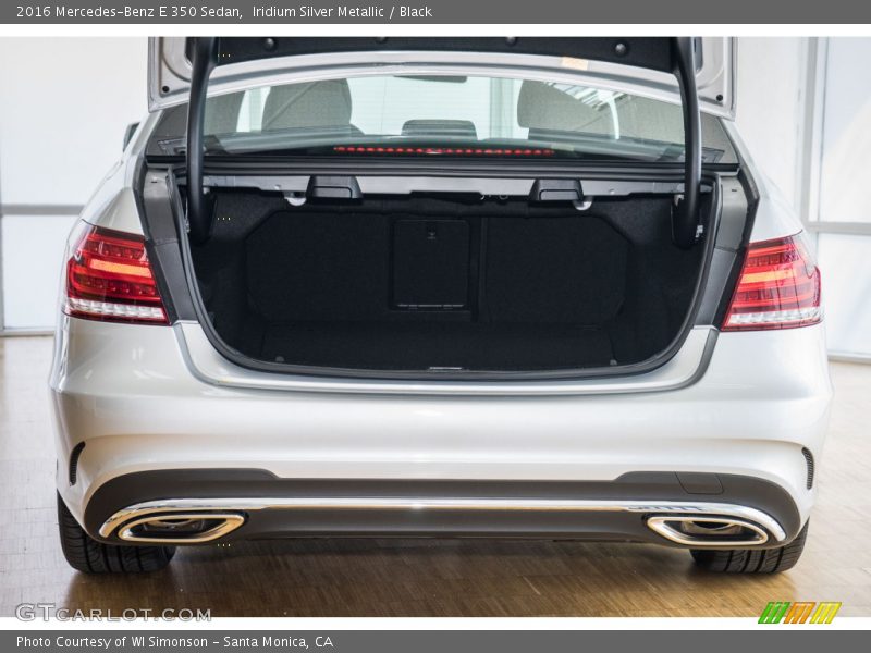 Iridium Silver Metallic / Black 2016 Mercedes-Benz E 350 Sedan