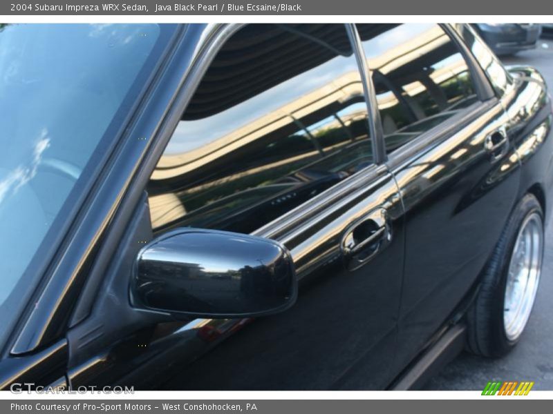 Java Black Pearl / Blue Ecsaine/Black 2004 Subaru Impreza WRX Sedan