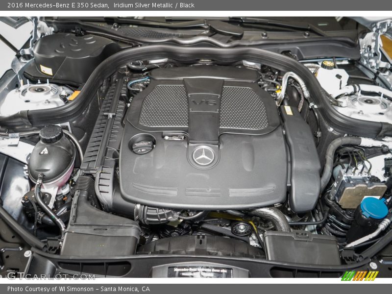 Iridium Silver Metallic / Black 2016 Mercedes-Benz E 350 Sedan