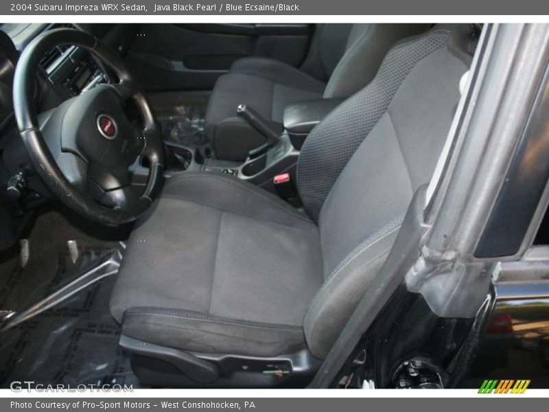 Java Black Pearl / Blue Ecsaine/Black 2004 Subaru Impreza WRX Sedan