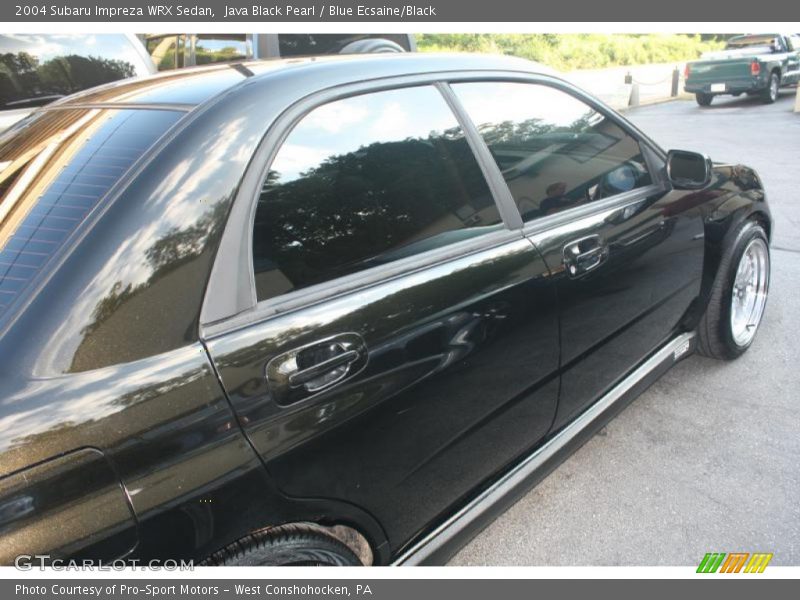 Java Black Pearl / Blue Ecsaine/Black 2004 Subaru Impreza WRX Sedan