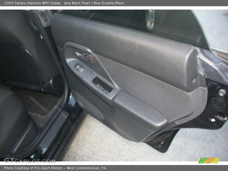 Java Black Pearl / Blue Ecsaine/Black 2004 Subaru Impreza WRX Sedan