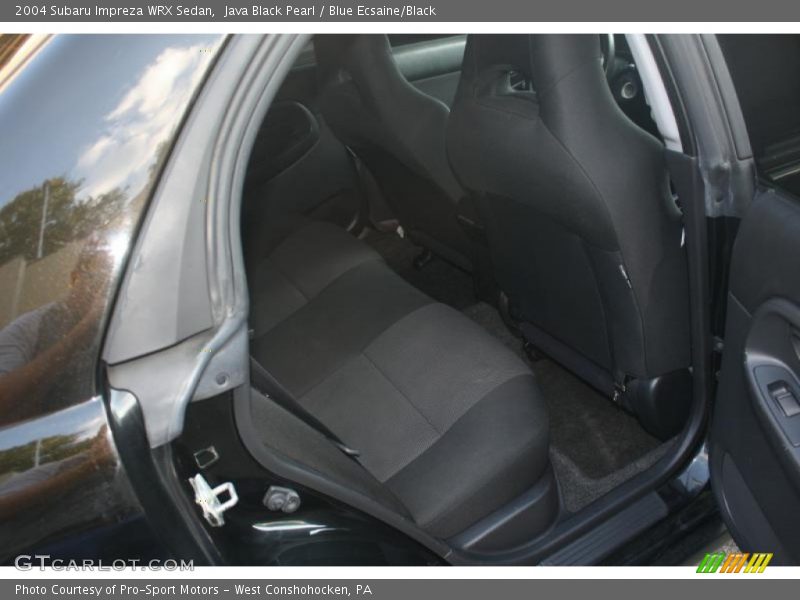 Java Black Pearl / Blue Ecsaine/Black 2004 Subaru Impreza WRX Sedan