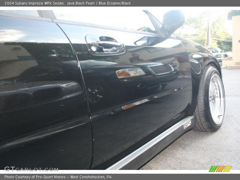 Java Black Pearl / Blue Ecsaine/Black 2004 Subaru Impreza WRX Sedan