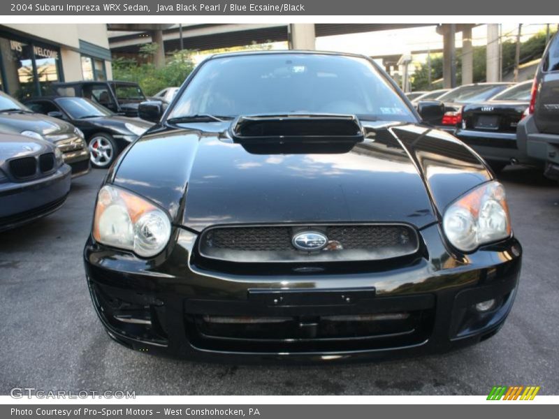 Java Black Pearl / Blue Ecsaine/Black 2004 Subaru Impreza WRX Sedan