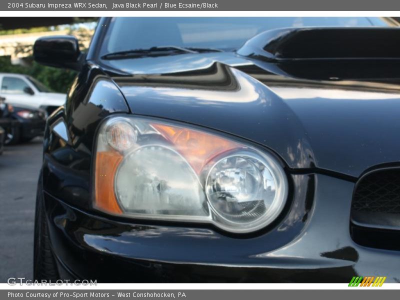 Java Black Pearl / Blue Ecsaine/Black 2004 Subaru Impreza WRX Sedan
