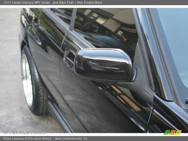 Java Black Pearl / Blue Ecsaine/Black 2004 Subaru Impreza WRX Sedan