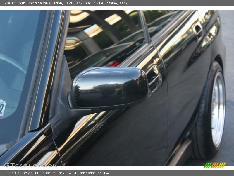 Java Black Pearl / Blue Ecsaine/Black 2004 Subaru Impreza WRX Sedan