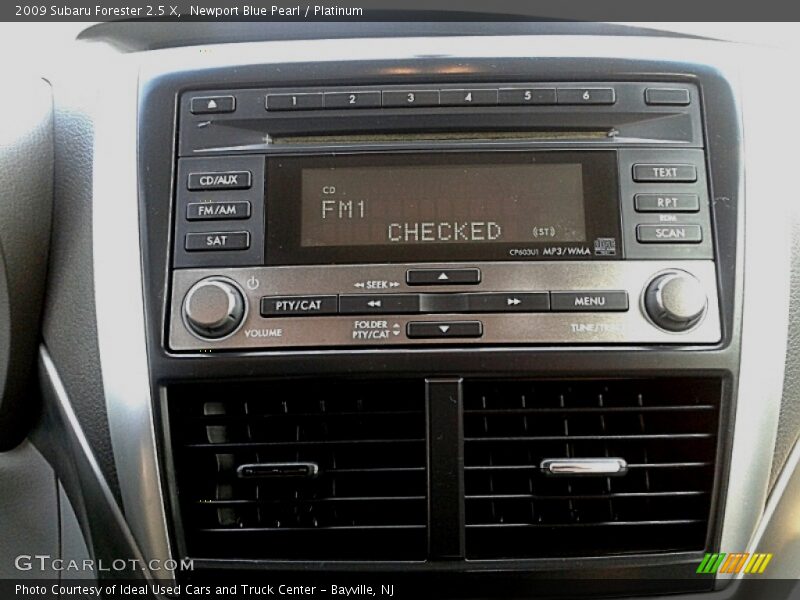 Newport Blue Pearl / Platinum 2009 Subaru Forester 2.5 X