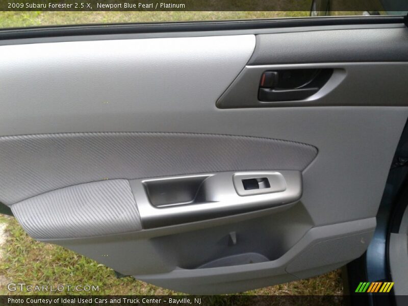 Newport Blue Pearl / Platinum 2009 Subaru Forester 2.5 X
