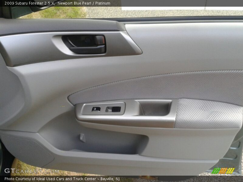 Newport Blue Pearl / Platinum 2009 Subaru Forester 2.5 X