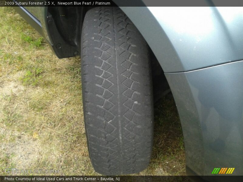 Newport Blue Pearl / Platinum 2009 Subaru Forester 2.5 X