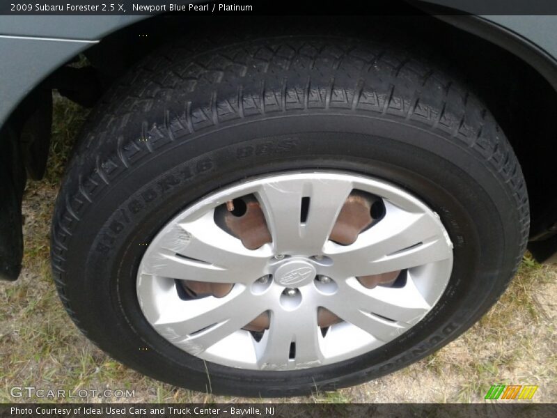 Newport Blue Pearl / Platinum 2009 Subaru Forester 2.5 X