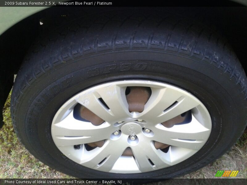 Newport Blue Pearl / Platinum 2009 Subaru Forester 2.5 X