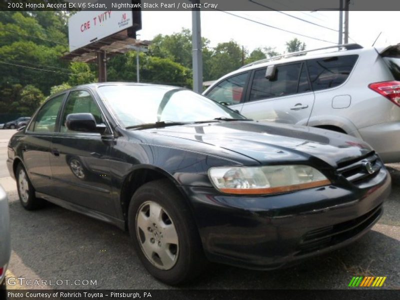 Front 3/4 View of 2002 Accord EX V6 Sedan