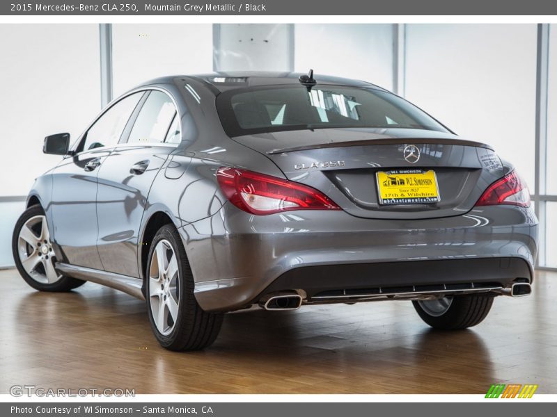 Mountain Grey Metallic / Black 2015 Mercedes-Benz CLA 250