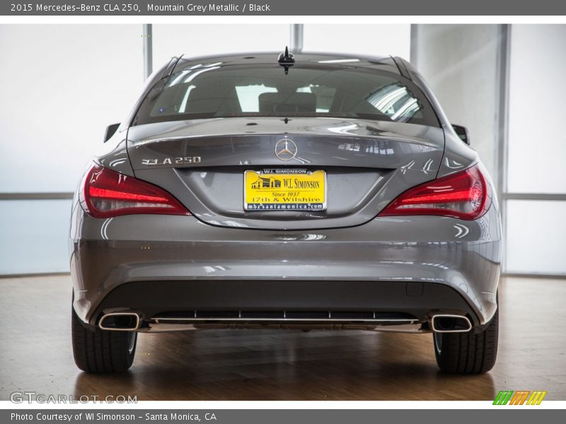 Mountain Grey Metallic / Black 2015 Mercedes-Benz CLA 250