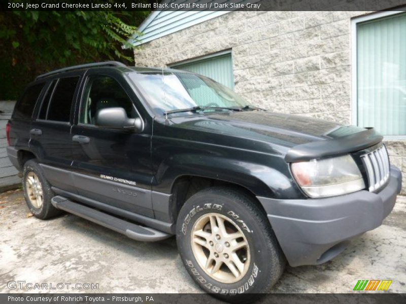 Brillant Black Crystal Pearl / Dark Slate Gray 2004 Jeep Grand Cherokee Laredo 4x4