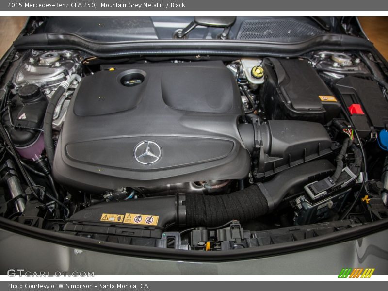 Mountain Grey Metallic / Black 2015 Mercedes-Benz CLA 250